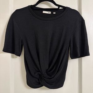 Aritzia Short Sleeve Cropped Top